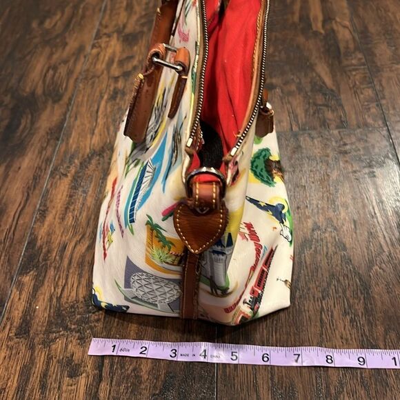 Disney Dooney & Bourke Walt Disney World Retro Satchel Purse Bag read has flaw - Picture 14 of 15